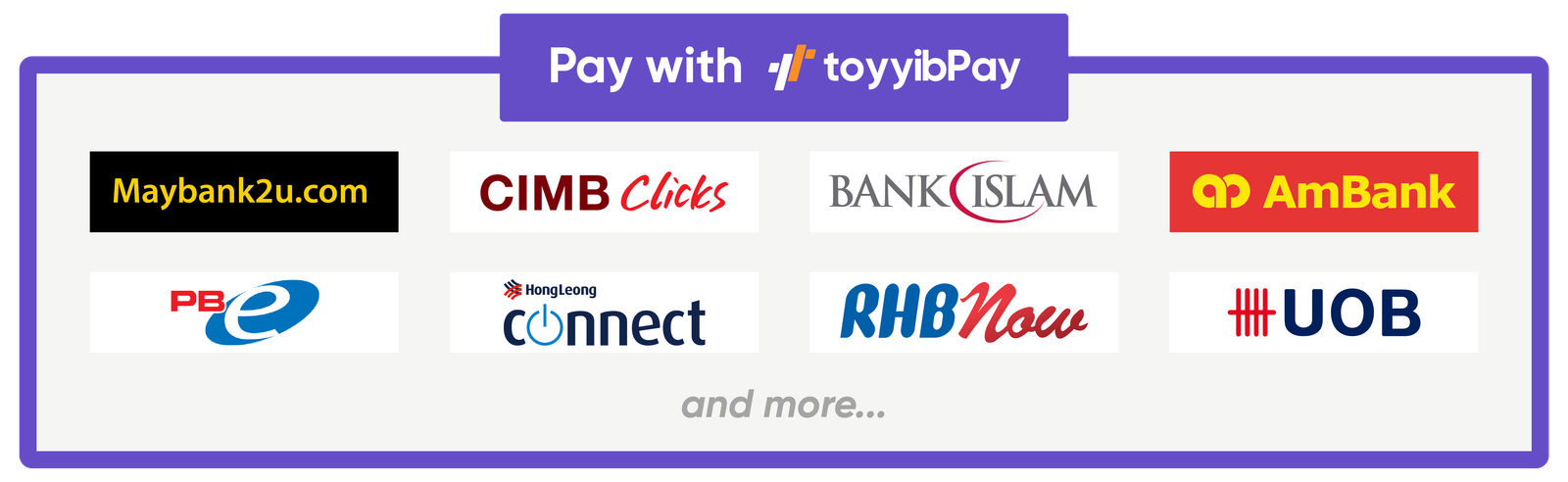 toyyibPay (FPX and/or credit cards)