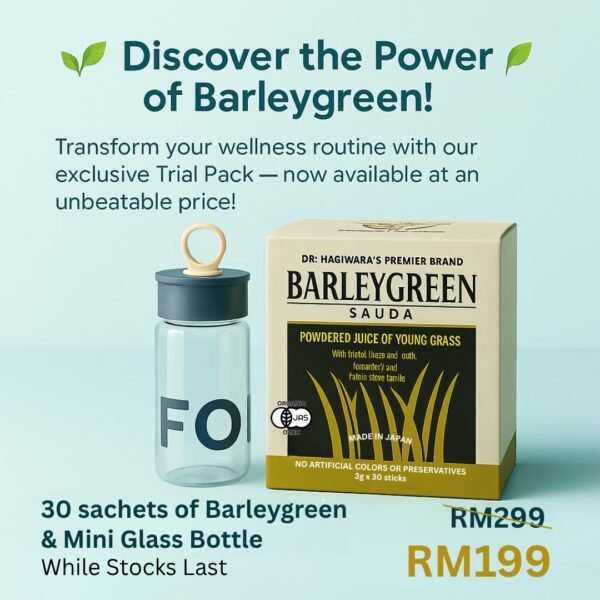 BARLEYGREEN BUY 1 FREE Mini Glass Bottle